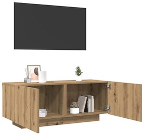 Móvel TV 100x35x40 cm derivados de madeira carvalho artisiano