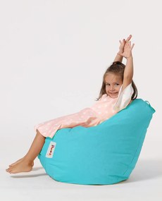 Puff de Jardim Premium Kids – Turquesa – 60x60x25 cm | Tribo Home