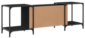 Móvel para TV 153x37x50 cm derivados de madeira preto