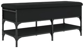 Banco sapateira 102x42x45 cm derivados de madeira preto