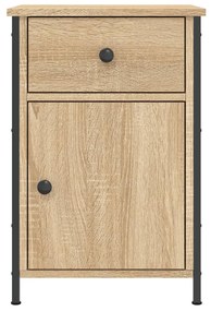 Mesa de cabeceira 40x42x60 cm derivados madeira carvalho sonoma