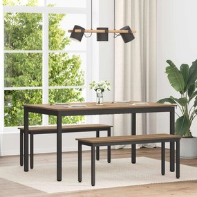 vidaXL Mesas de jantar METAL