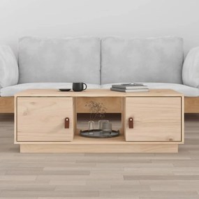 Mesa de centro 100x50x35 cm pinho maciço