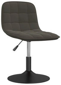 vidaXL Banco de bar veludo cinzento-escuro