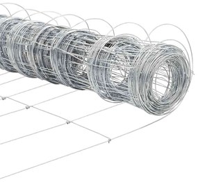 Cerca de Campo 1,2x25 m de Aço Galvanizado