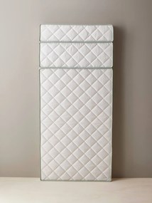 Agora -30€: Colchão antiácaros em espuma, com tratamento Bi-ome, para cama evolutiva 90x140/170/190cm branco claro liso