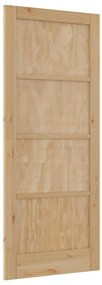 Porta Interior "ORKDAL" 83x202x4 cm Madeira Sólida Pinho