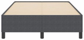Cama vidaXL Cinza Escuro 120x200 cm Tecido Corduroy