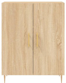 Armário alto 69,5x34x180 cm derivados de madeira cor sonoma