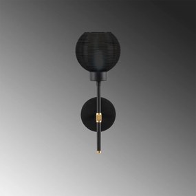 Candeeiro de Parede Swing – Preto – 20 x 20 cm