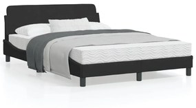 vidaXL Estrutura de cama sem colchão 140x200 cm veludo preto