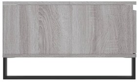 Mesa de centro 90x60x35 cm derivados de madeira cinzento sonoma