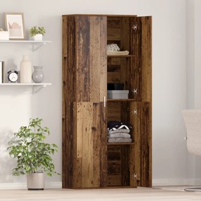 Highboard Madeira Velha 70x35x180 cm Madeira Engenharia