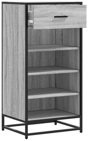 Sapateira 48x38x97,5 cm derivados de madeira cinzento sonoma