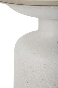 MESA DE APOIO FUSH Ø 40X47 CM BRANCA