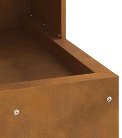 Fogueira 50x50x100 cm Aço Corten