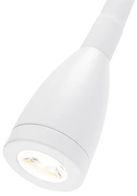 Candeeiro de parede moderno e flexível LED branco - Flex Moderno