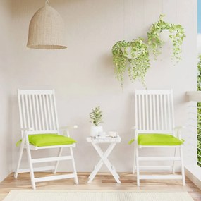 Almofadões de cadeira 2 pcs tecido oxford verde brilhante