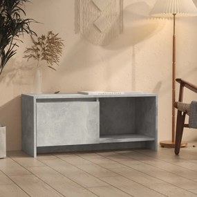 Móvel de TV 90x35x40 cm derivados de madeira cinza-cimento