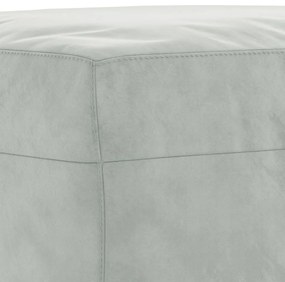 4 pcs conjunto de sofás com almofadas veludo cinzento-claro