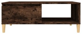 Mesa de centro 90x60x35 cm derivados de madeira carvalho fumado