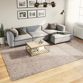 Tapete shaggy de pelo alto PAMPLONA 240x340 cm bege