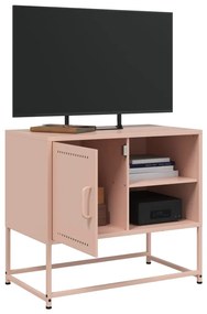 Móvel de TV 68x39x60,5 cm aço rosa