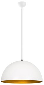 Candeeiro de Teto Sivani – Branco/Dourado – 50 cm x 121 cm
