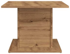 Mesa centro 55,5x55,5x40cm derivados madeira carvalho artisiano