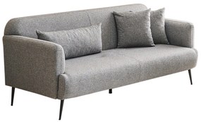 Sofá de 3 Lugares Revos – Cinzento – 200x80x100 cm