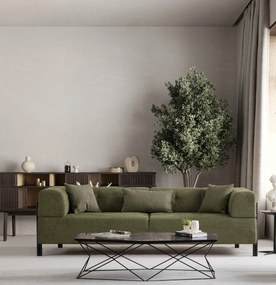 Sofá de 3 Lugares Gio – Verde – 225x93x75 cm