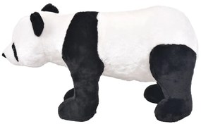 Brinquedo de montar panda peluche preto e branco XXL
