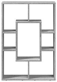 Estante 63x20x90 cm derivados de madeira cinzento sonoma