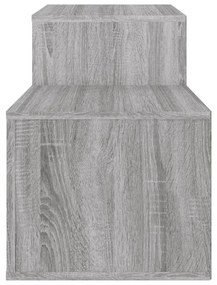 Sapateira 150x35x45 cm derivados de madeira sonoma cinza