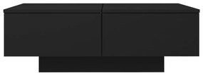 Mesa de centro 90x60x31 cm contraplacado preto