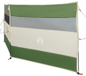 Corta-vento de campismo 340x130 cm impermeável verde