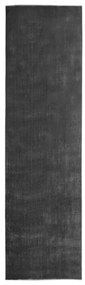 vidaXL Tapete/passadeira lavável poliéster 100x400 cm antracite