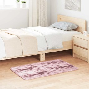 vidaXL Tapete shaggy de pelo alto NAVARRA 60x100 cm rosa empoeirado