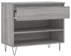 Sapateira 70x36x60 cm derivados de madeira cinzento sonoma