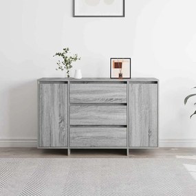 Sideboard Cinza Sonoma 120x41x75 cm Madeira de engenharia