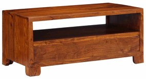 Mesa de centro 90x50x40 cm madeira de acácia maciça