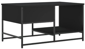 Mesa de centro 85,5x51x45 cm derivados de madeira preto