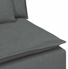 Módulo de sofá modular com braço e almofadões 100 cm