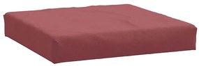 Almofadões de paletes 2 pcs mesclado tecido vermelho tinto