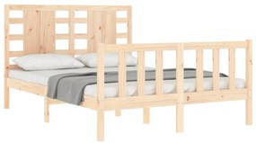 Cama sem colchão 120x200 cm madeira de pinho maciça