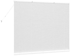 Persiana de Janela com cortinas Outros Manual Branco 80 x 130 cm Alumí