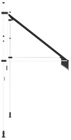 Toldo retrátil manual 250 cm antracite