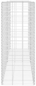 Parede/cesto gabião 85x30x200 cm aço galvanizado