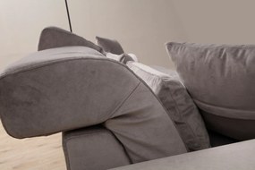 ****  
Sofá de Canto Frido – Cinzento Claro – 190 cm x 304 cm

**
