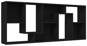 Estante 67x24x161 cm derivados de madeira preto